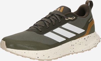 Bėgimo batai 'Runfalcon 5 TR' iš ADIDAS PERFORMANCE, spalva – tamsiai rusva / alyvuogių spalva / balta, Prekių apžvalga