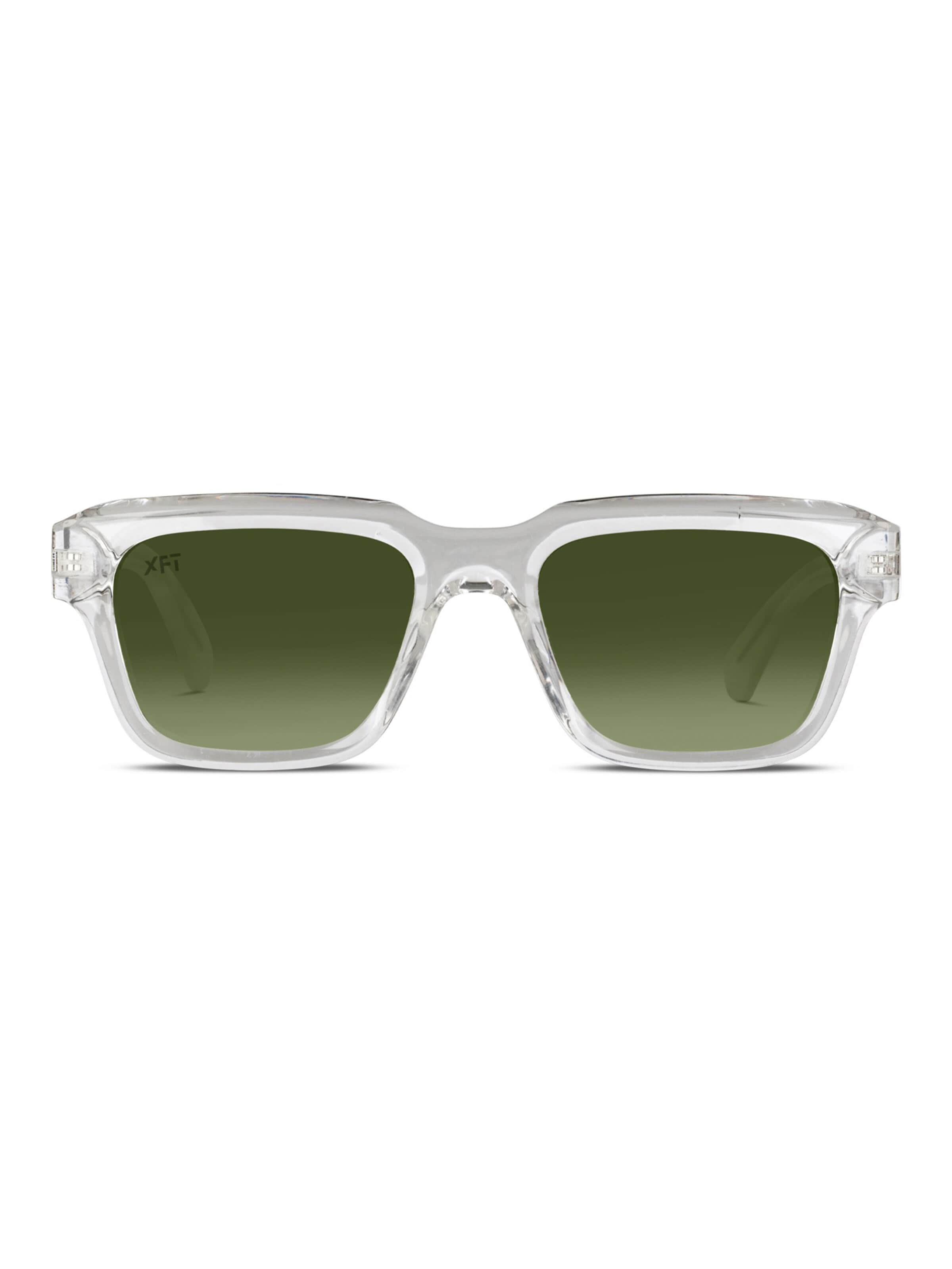 X Frame Therapy Okulary przeciwsłoneczne 'Crystalith Sun' w kolorze zielony