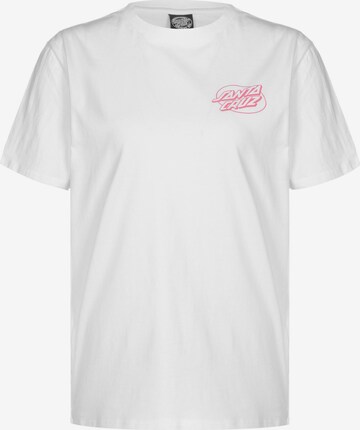 Santa Cruz T-Shirt 'Strange Hand' in Weiß: predná strana