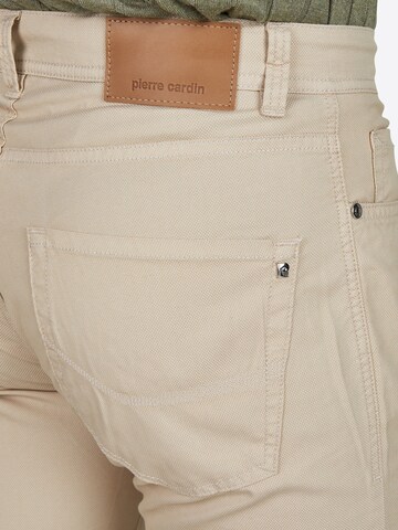 PIERRE CARDIN Tapered Chino trousers 'Lyon' in Beige
