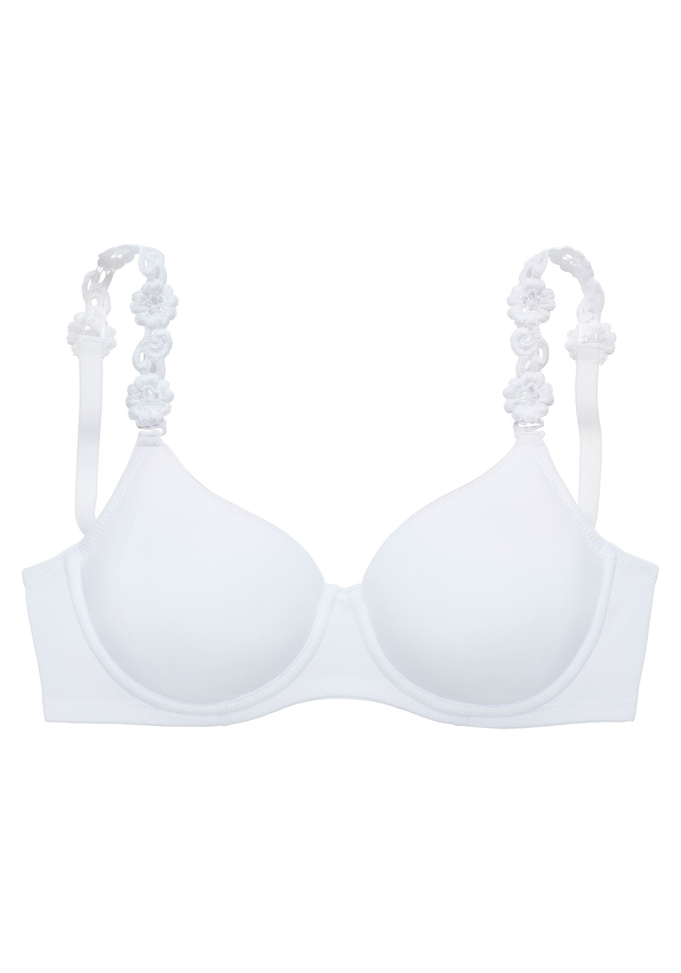 LASCANA Bra in White: front
