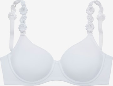 LASCANA Bra in White: front