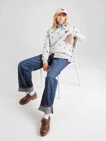 naketano Sweatshirt 'Krokettenhorst' in Grijs