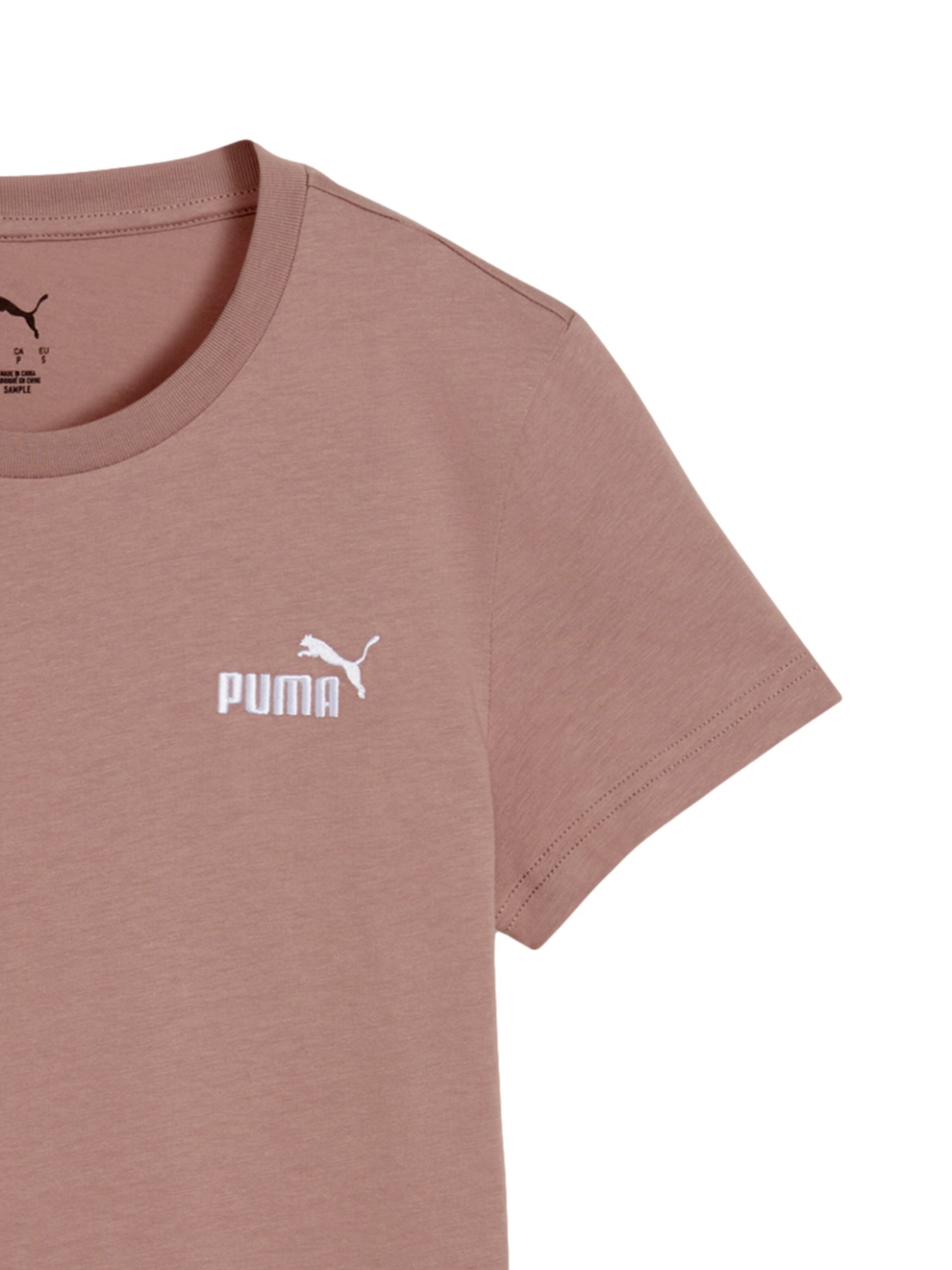 PUMA Shirts 'ESS SMALL No. 1' i brun
