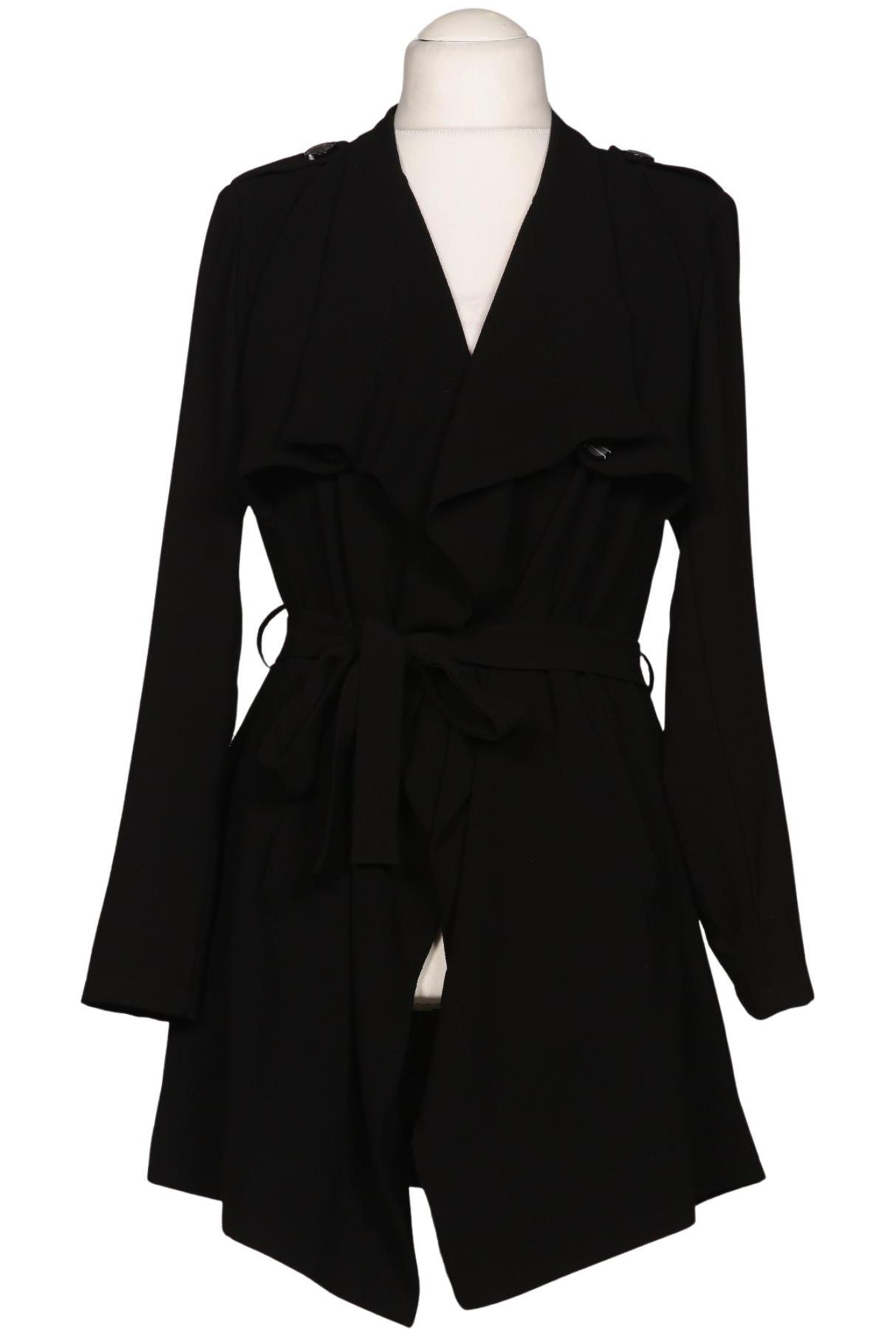 OBJECT Mantel M in Schwarz: Vorderseite