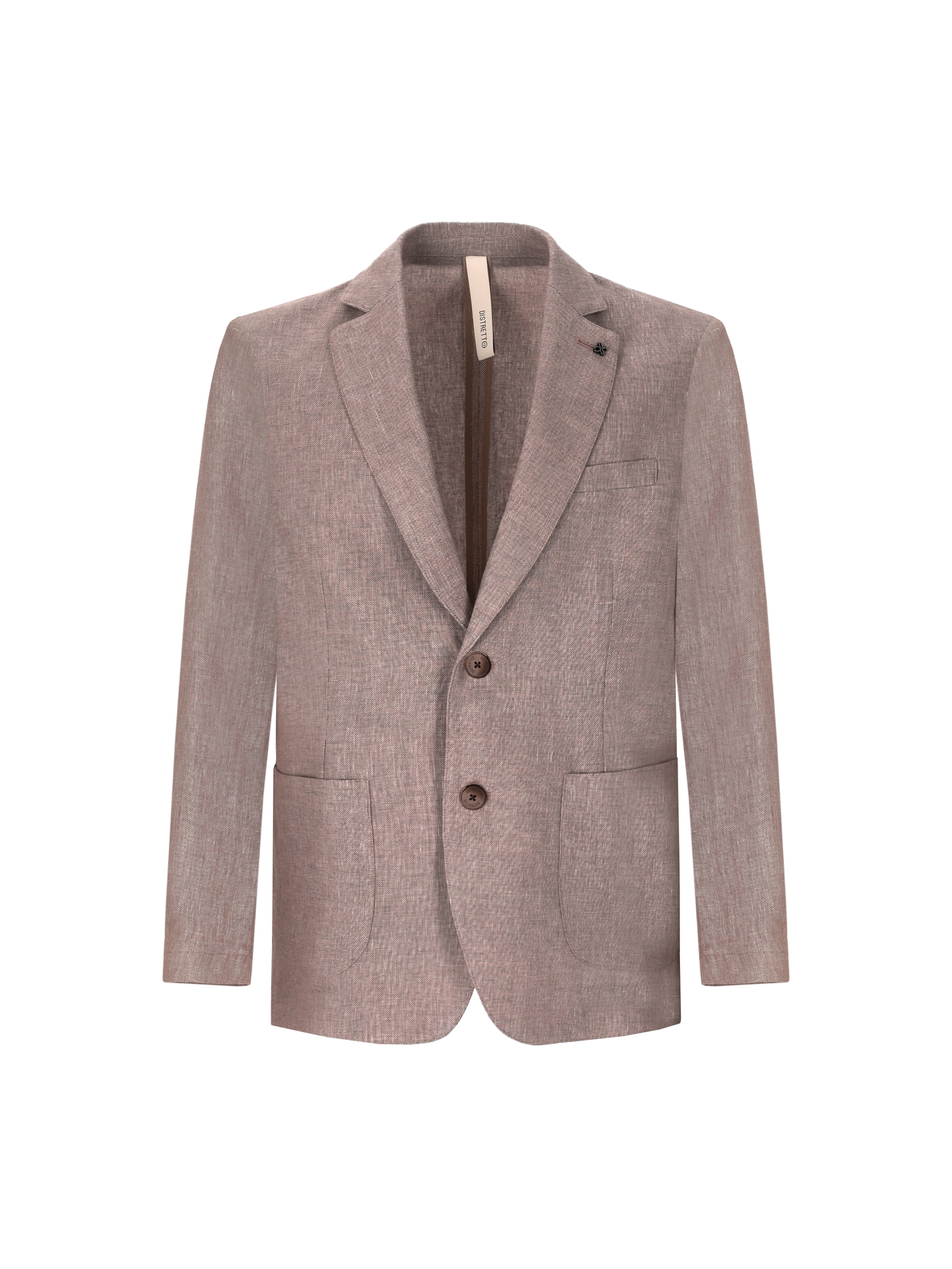 Regular fit Giacca da completo 'Certo' di Distretto12 in marrone: frontale