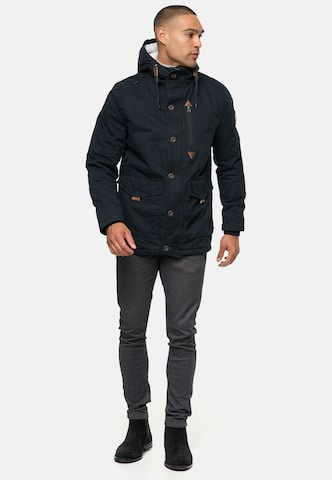 INDICODE JEANS Winter Jacket ' Crossing ' in Black