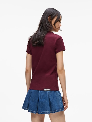 Maglietta di KARL LAGERFELD JEANS in rosso