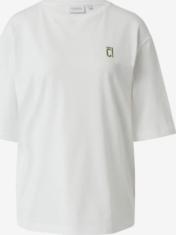 COMMA Shirt in Wit: voorkant