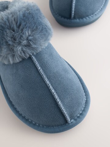 Pantoufle Next en bleu