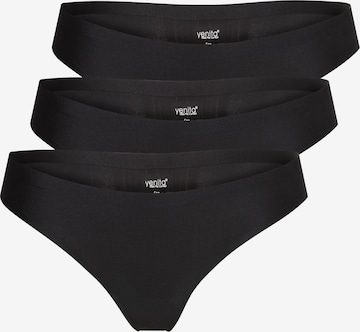Yenita Thong 'Invisible' in Black: front