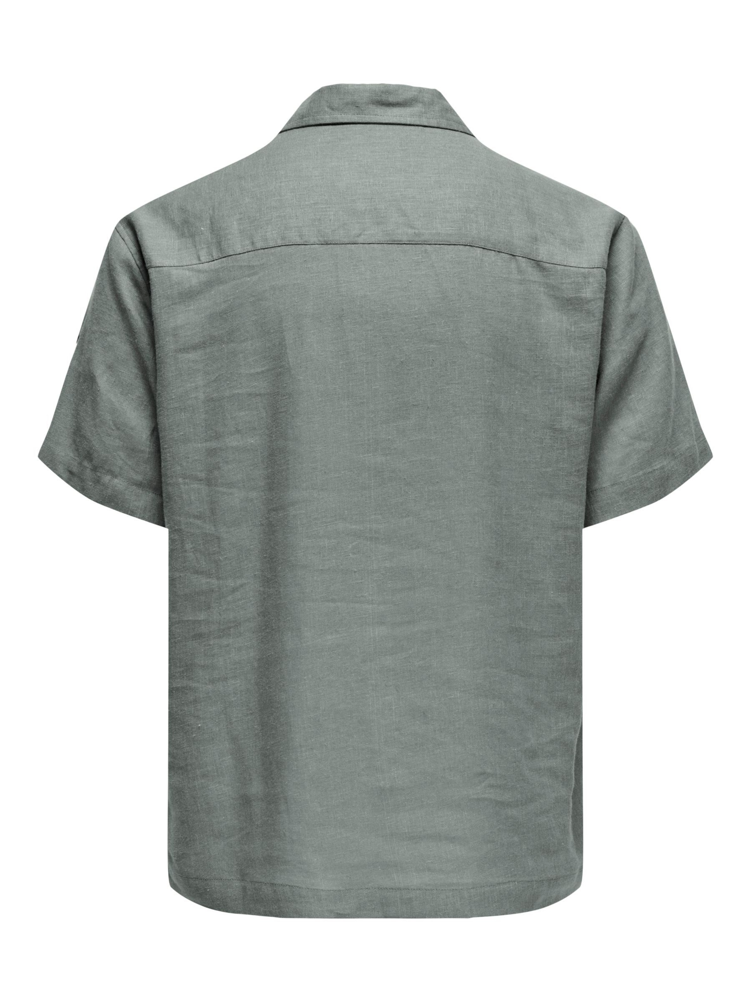 Only & Sons Regular Fit Skjorte 'ONSLaurence' i grå