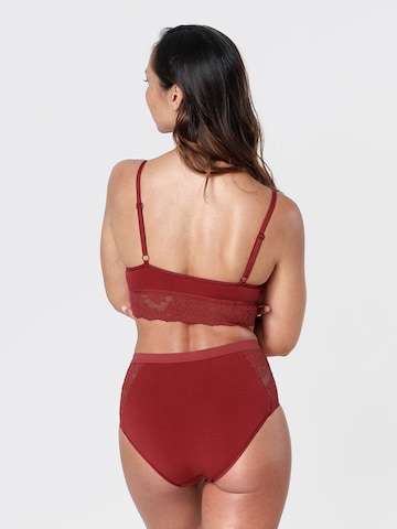 Erlich Textil - Triángulo Sujetador 'Amelie' en rojo
