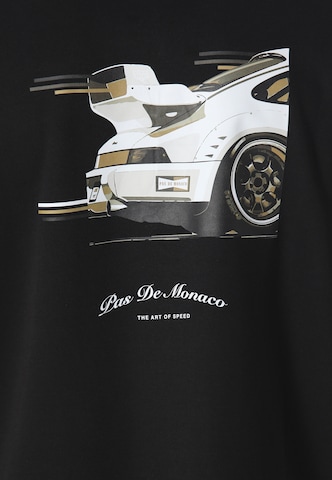 Pas De Monaco Shirt 'Visor' in Black
