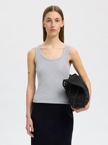 SELECTED FEMME Top 'SLFAnna' in Grijs: voorkant