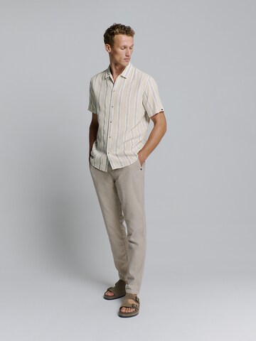No Excess Regular fit Button Up Shirt 'Dobby' in Grey