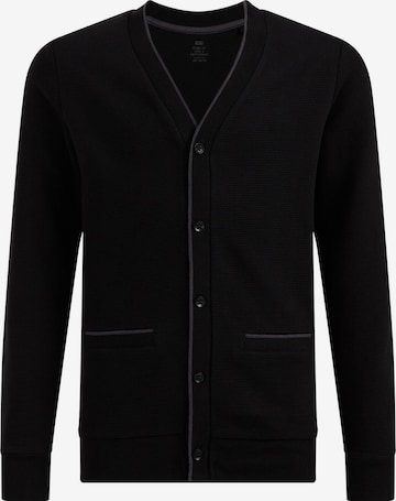 WE Fashion Knit cardigan in Black: front