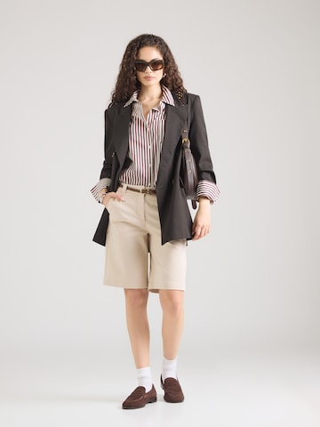 Loosefit Pantalon chino COMMA en beige