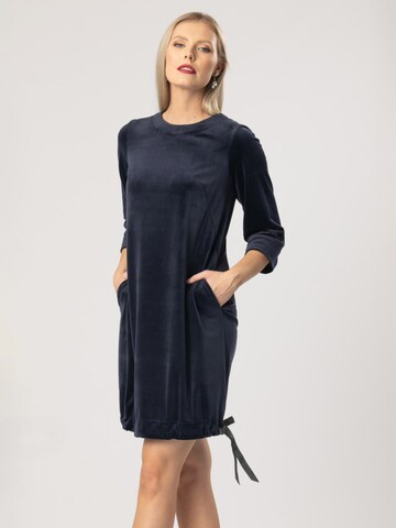 Quiosque Kleid '4KR023' in Blau: Vorderseite