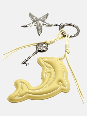Portachiavi 'Portachiavi Kassandra Delfino Unisex - Poliestere 100%' di Kassandra in giallo