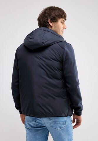 Street One MEN Steppjacke mit Sweat-Ärmeln in Blau