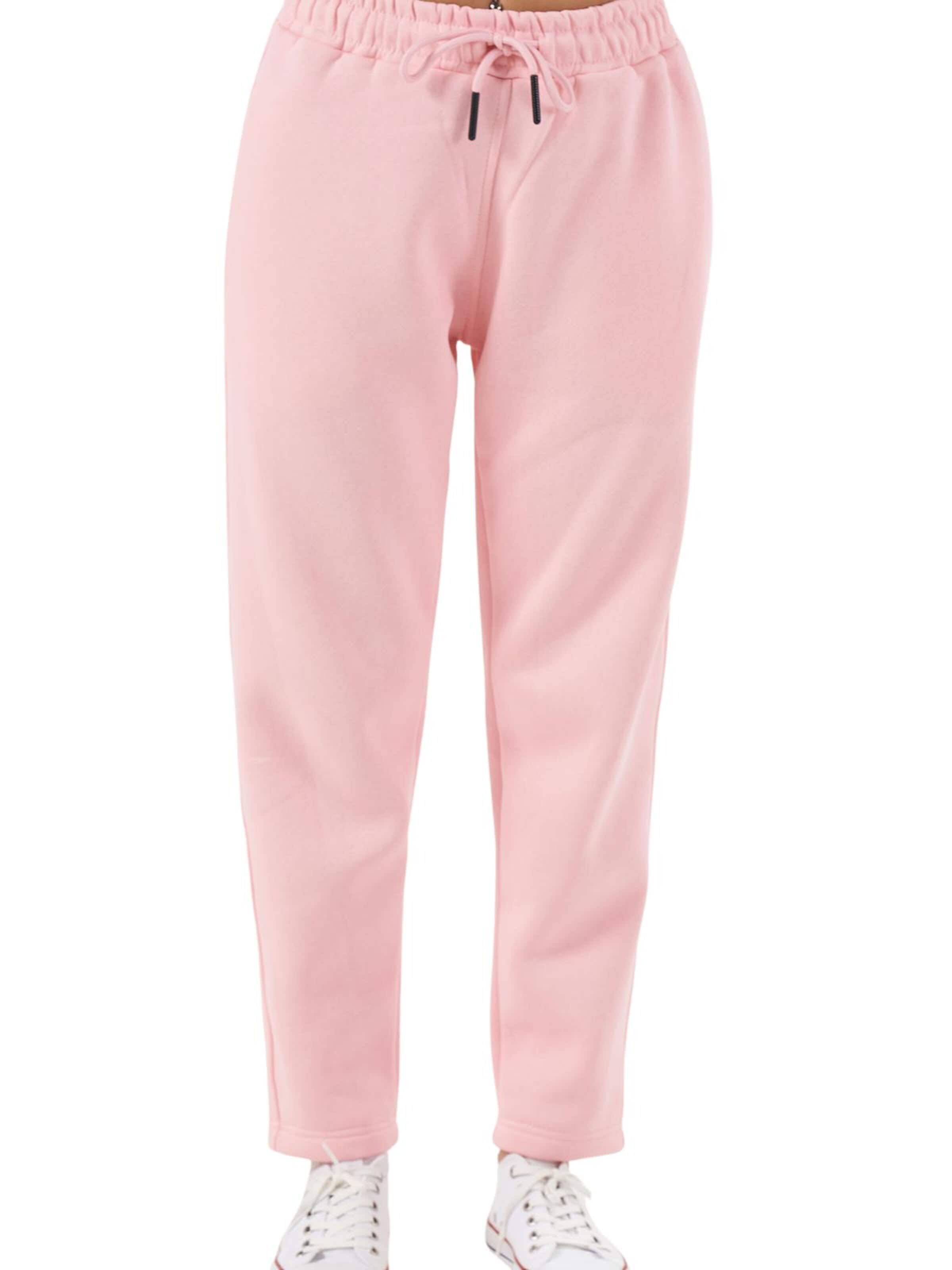 LOUIS LECLER Slimfit Broek 'Elise' in Roze