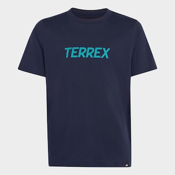 ADIDAS TERREX Funktionsshirt 'TERREX' in Blau: Vorderseite