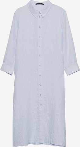 Someday Shirt Dress in Blue: front