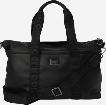 HUGO Red - Weekend bag 'Elliott' em preto: frente