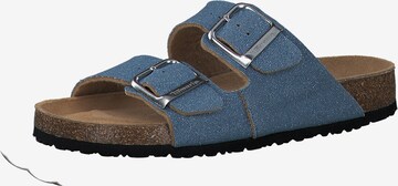 TAMARIS Mule in Blue: front