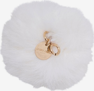 Accessoires pour chaussures 'Pom' Cheeky Chain Munich en blanc : devant