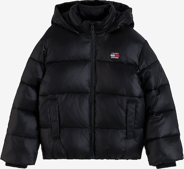 TOMMY HILFIGER Winter jacket 'Heritage' in Black: front