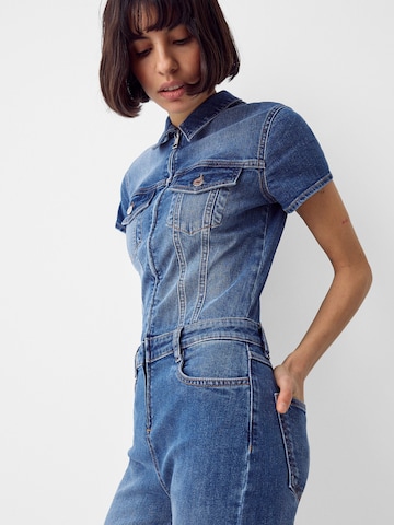 Tuta jumpsuit di Bershka in blu