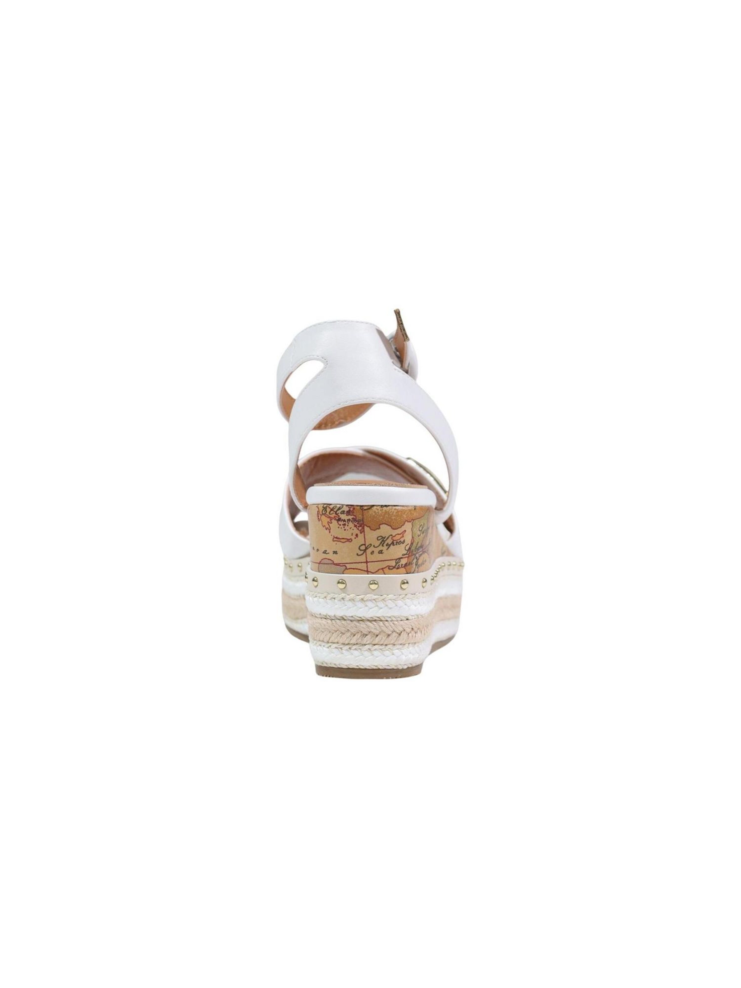 Sandalo 'WEDGE H80 1402 8662' di Alviero Martini 1a clase in bianco