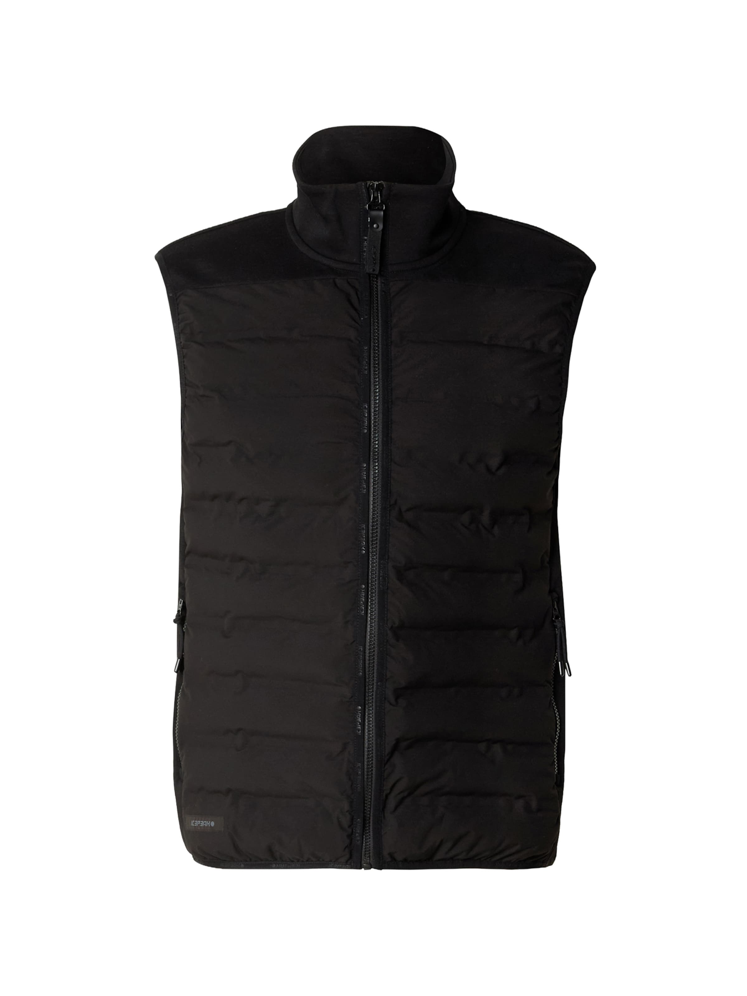 ICEPEAK Weste 'ALTAN' in Schwarz: Vorderseite