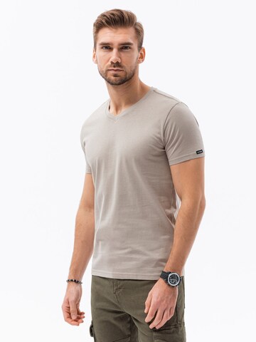 Ombre Shirt 'S1369' in Bruin: voorkant