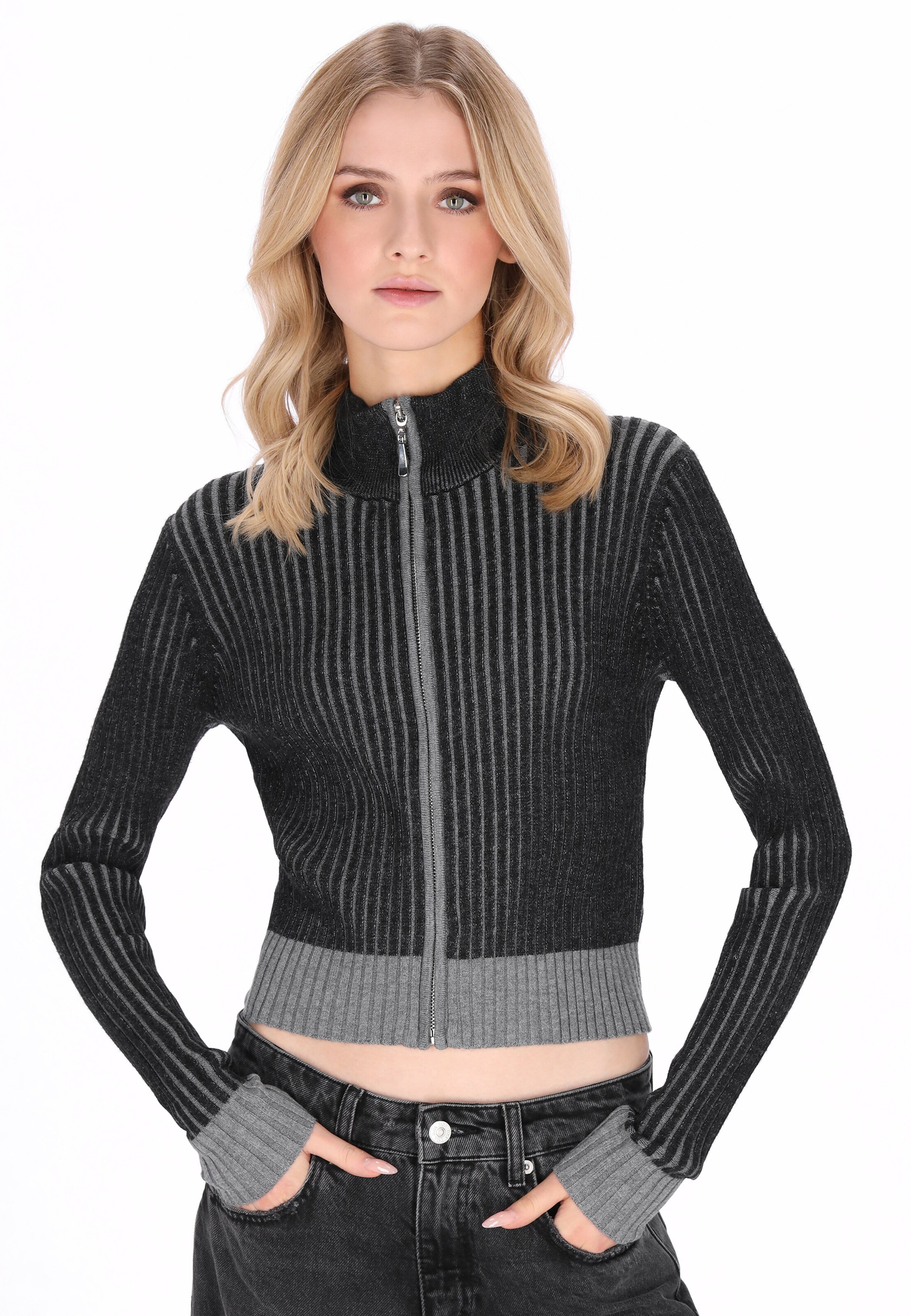 myMo ROCKS - Cárdigan en negro: frente