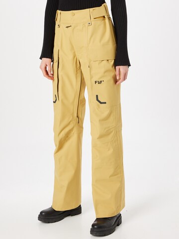 FW Loose fit Athletic Pants 'MANIFEST' in Beige: front