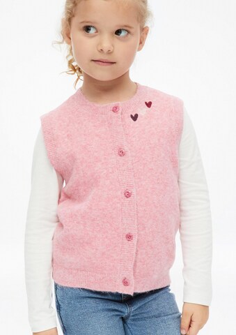 s.Oliver Knit cardigan in Pink: front