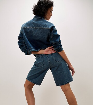 Wide Leg Jean Apricot en bleu