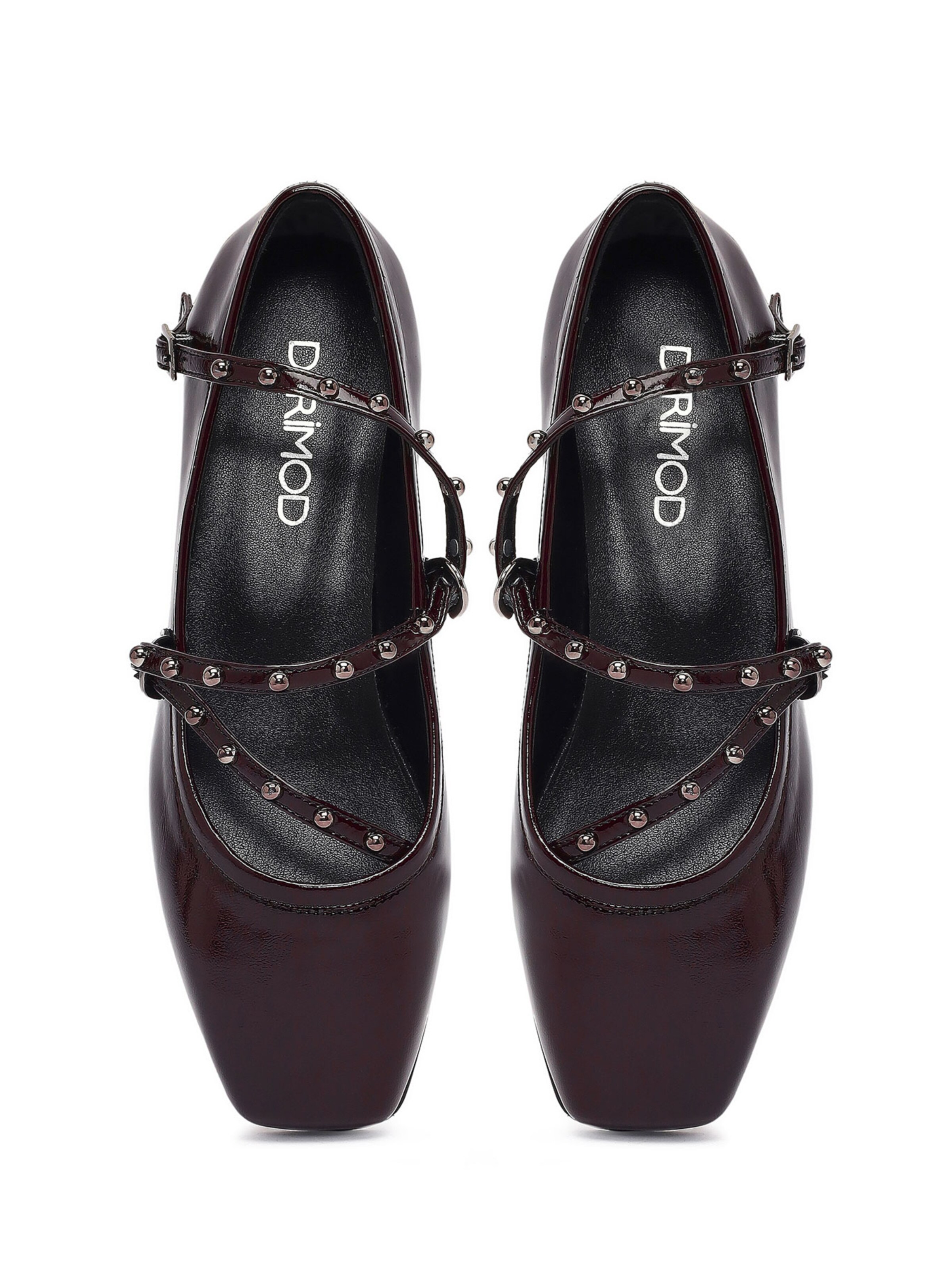 Ballerines à lanières Derimod en rouge