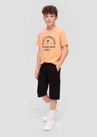 s.Oliver Slimfit Broek in Zwart
