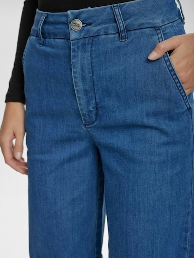 NÜMPH Farkut värissä sininen denim, Tuotenäkymä