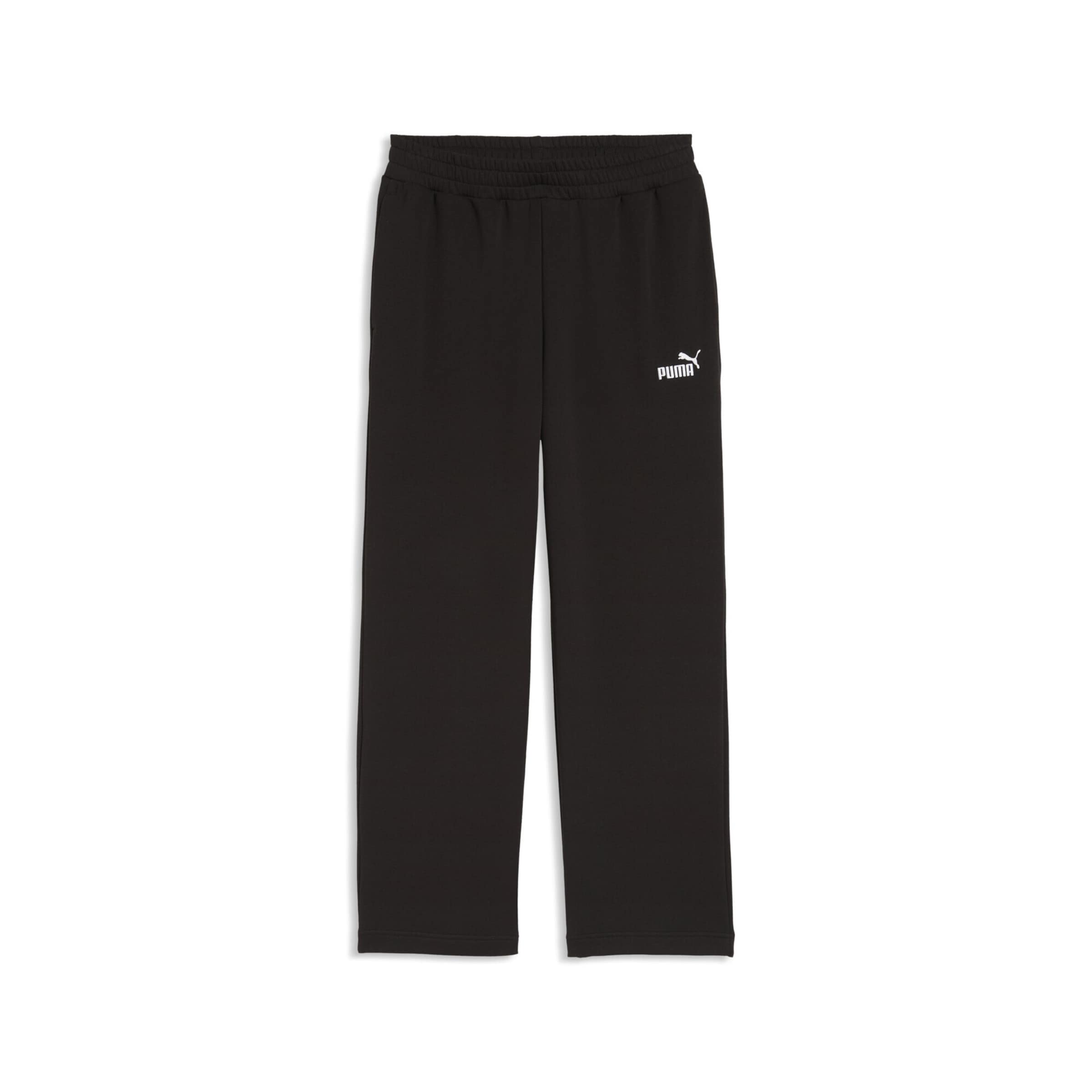 Loosefit Pantalon de sport 'Essentials No.1' PUMA en noir : devant