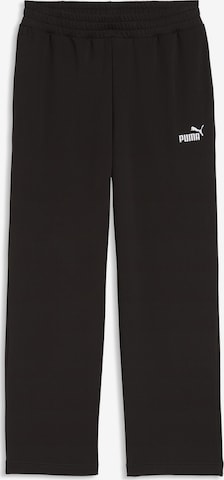 PUMA Loosefit Sporthose 'Essentials No.1' in Schwarz: Vorderseite
