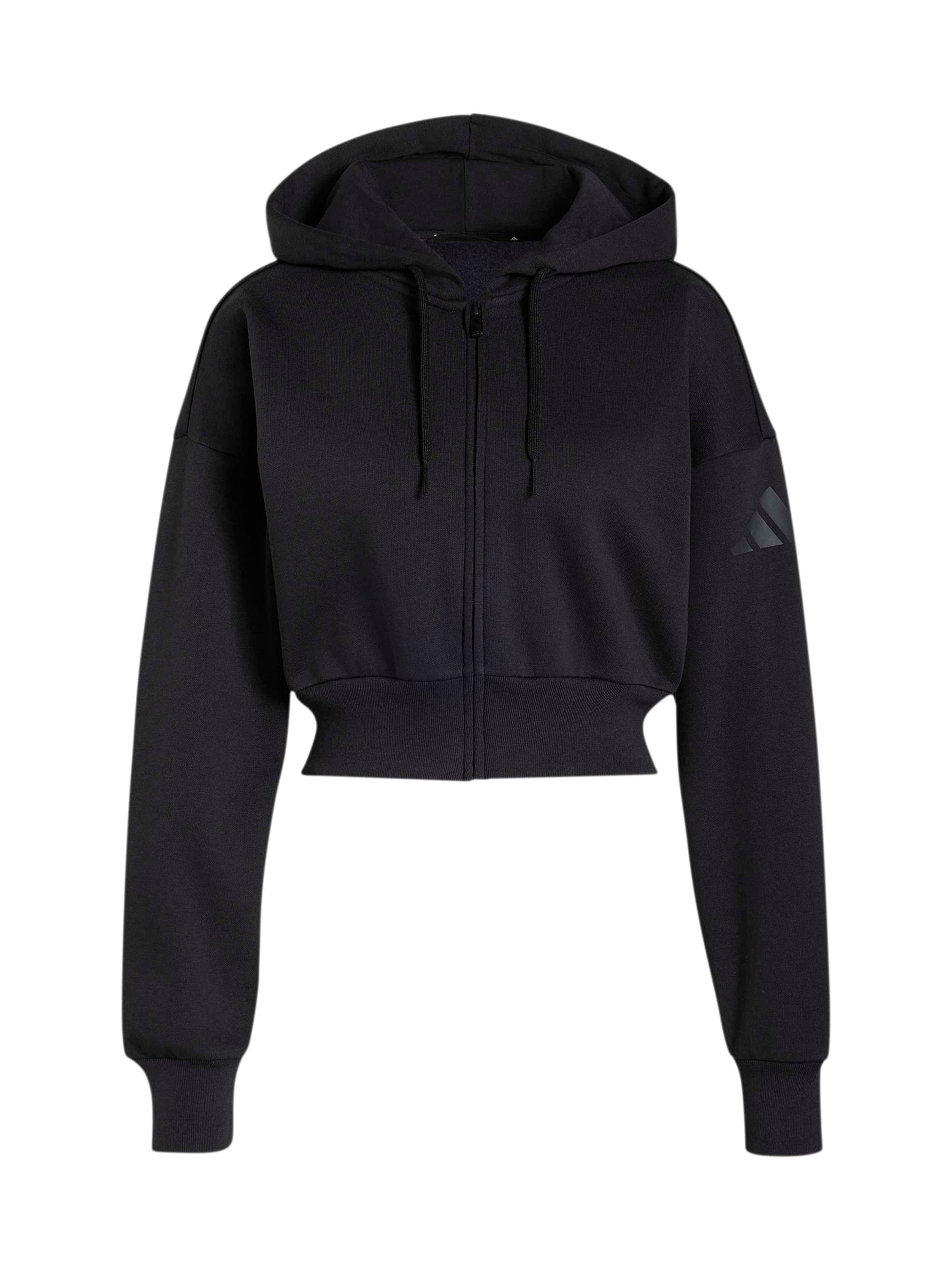 ADIDAS SPORTSWEAR Urheilullinen collegetakki värissä musta: etupuoli