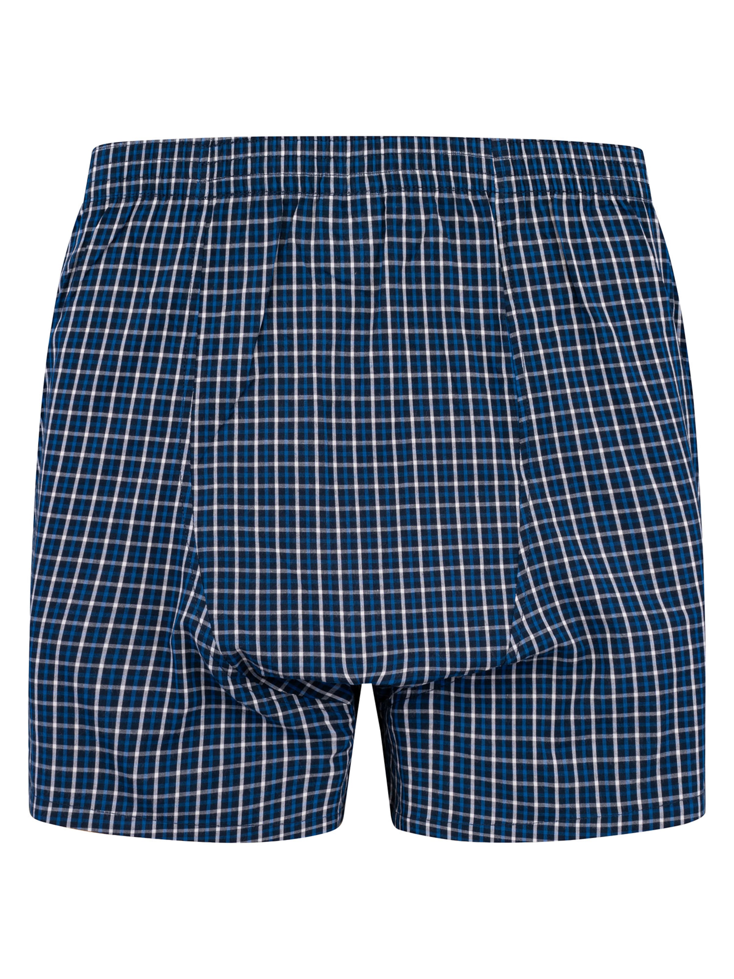 Sugar Pine Boxer ' Mix Karos ' in Blau