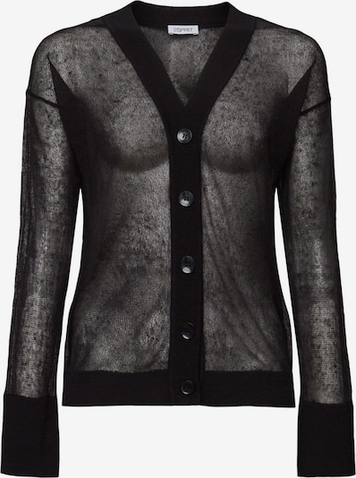 ESPRIT Pullover in schwarz / transparent, Produktansicht