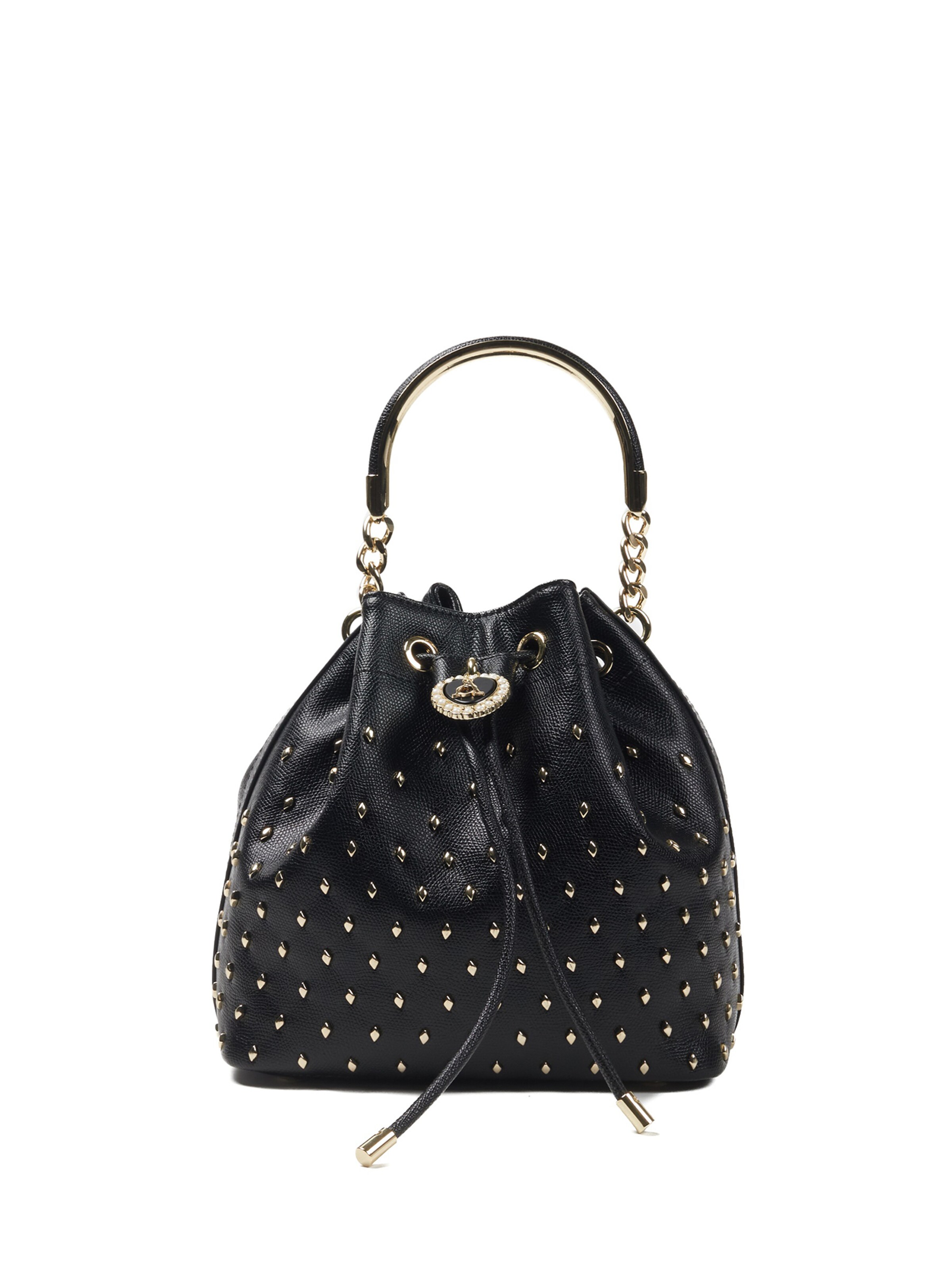 L'Atelier Du Sac Pouch 'Edmond' in Black: front