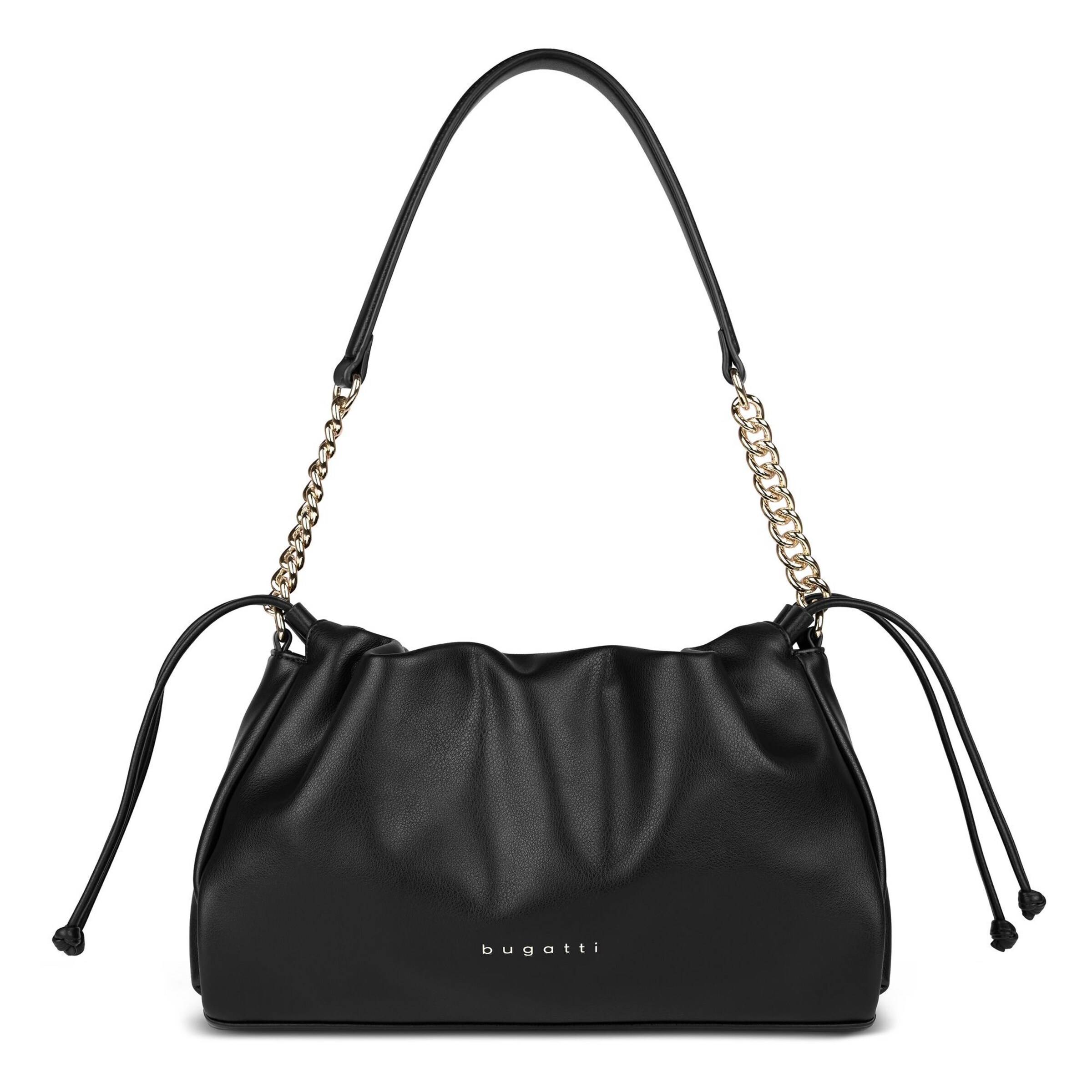 bugatti Schultertasche 'Leni ' in Schwarz: Vorderseite